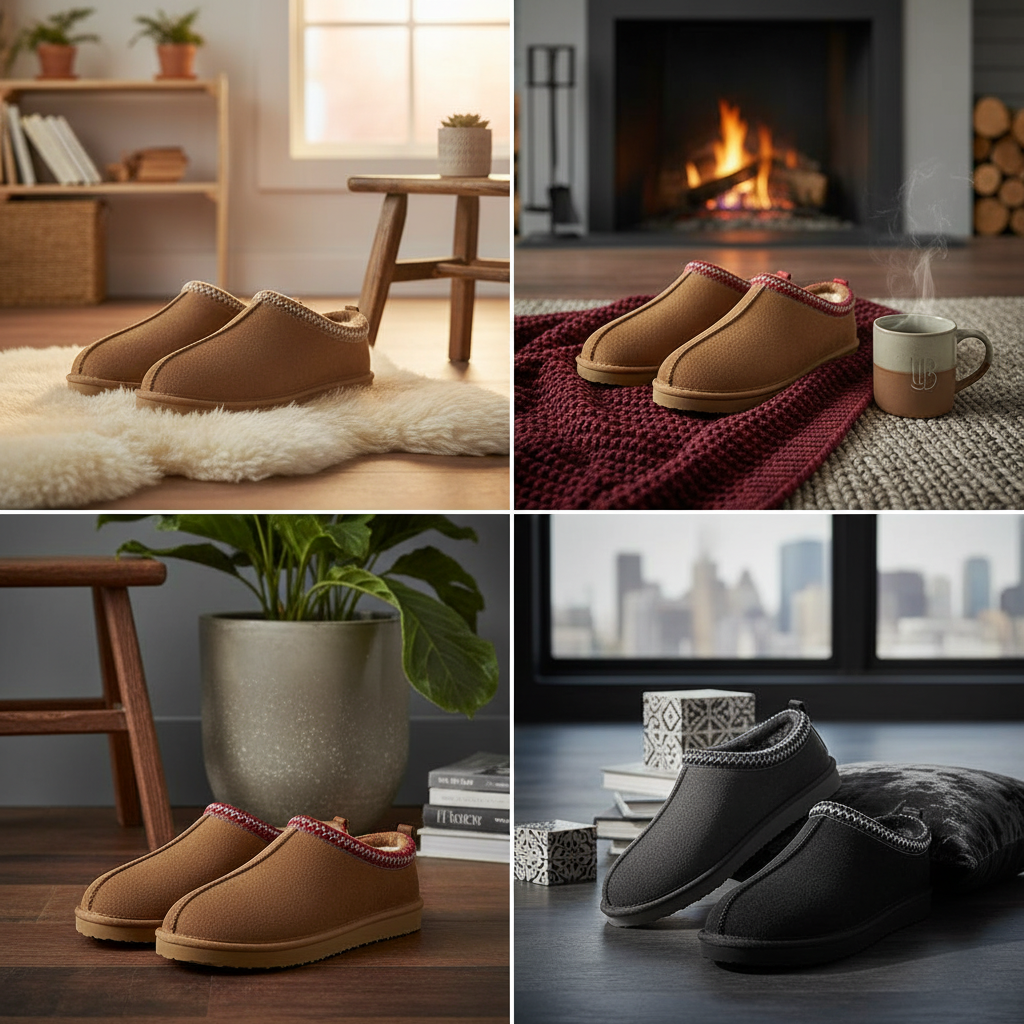 LOFIRA Waterproof Winter Fuzzy Slippers  Warm & Non-Slip